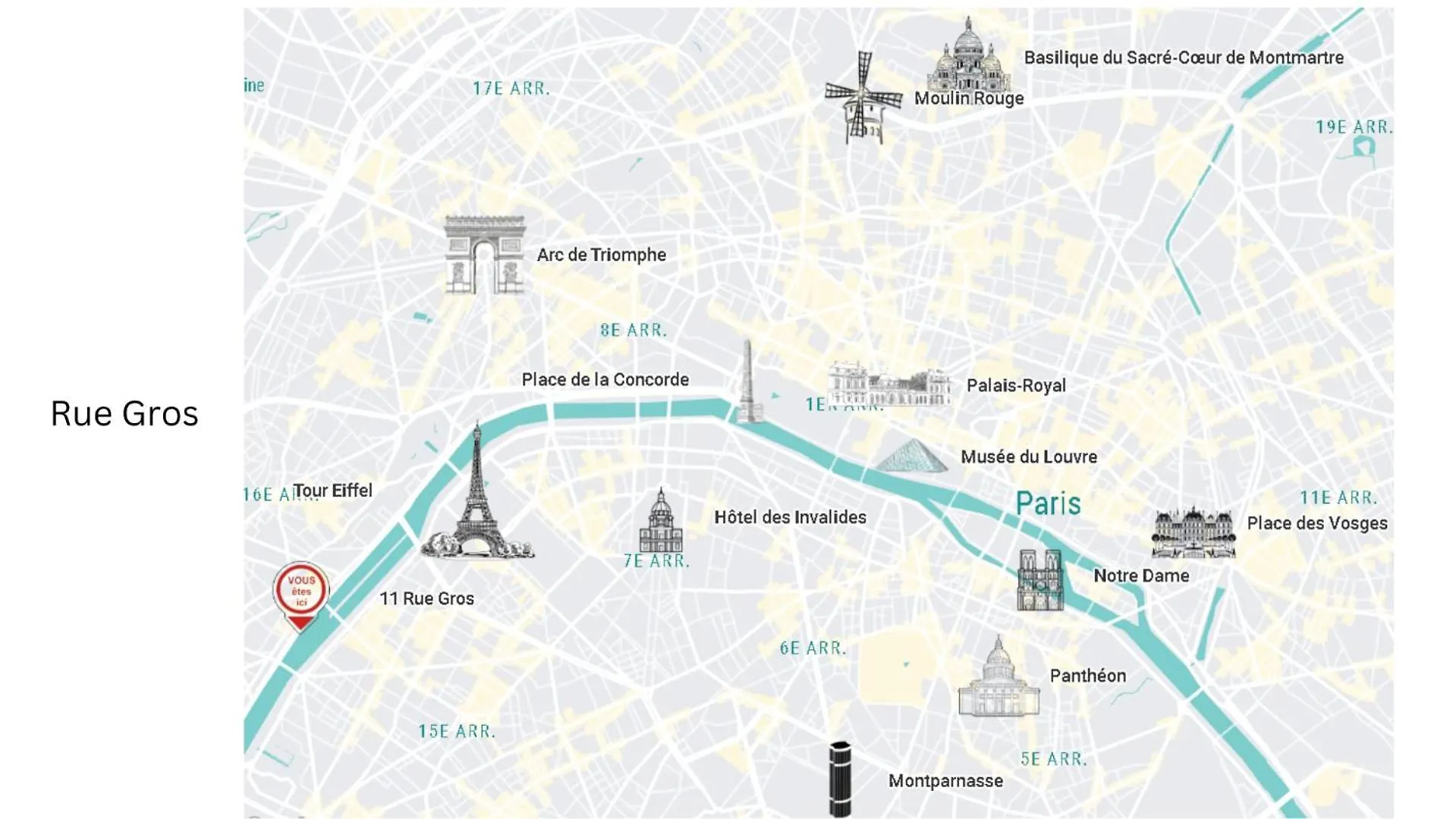 Apartment 2 Bedrooms Paris Near Tour Eiffel Free Parking High Security